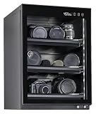 Digital Dehumidifying Dry Cabinet Features LED Temperature And Humidity Display, Built-in LED Light And Combination Lock, Safely Storing Camera Lenses And Electronic Equipment(40L)