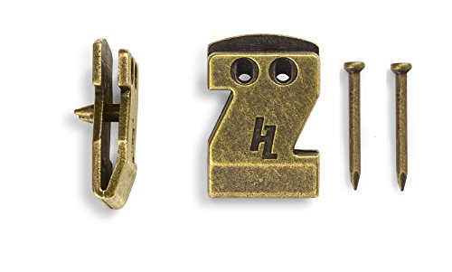 Image of HangZ 20lb (2-Pack) Flat Mount Sawtooth Hooks. There is NO Other Hanger on The Market specifically Designed to be Used with Any Type of Sawtooth Hanger.
