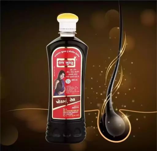 Raj Khushbu Khoda Oil 400ml Raj Khushbu Khoda Oil 400ml Hair Natural Aromatic Healthy Ayurvedic Care Nourishing Herbal Growth Scalp Treatment Traditional for Strengthening Rich Blend
