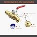 Upgrade Water Heater Drain/Flush Ball valve kit, Full-Port Valves 3/4