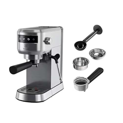 Electrolux E6EC1-6ST Explorer 6 Espresso-Cappuccino-Maschine Edelstahl, Wärmeregulierungstechnologie, Milchaufschäumer, herausnehmbares Abtropfblech, 1250W 4 Electrolux E6EC1-6ST Explorer 6 Espresso-Cappuccino-Maschine Edelstahl, Wärmeregulierungstechnologie, Milchaufschäumer, herausnehmbares Abtropfblech, 1250W