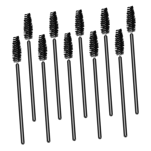 WRITWAA 50pcs Disposable Eye Lash Makeup Brushes Portable Eyebrow Tools for Makeup Practice Lightweight and Durable for Home Use Travel Professional Application