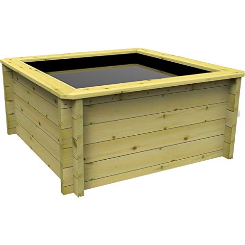 The Garden Timber Company Wooden Fish Ponds 1.5x1.5m 697mm Height 978L