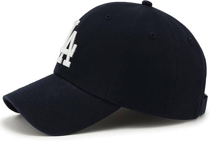 Gorra de béisbol unisex negra 100% algodón miniatura 1