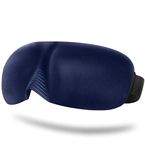 PaiTree Masque de sommeil pour les yeux avec un nouveau design 2018 bloquant la lumière, doux, doux pour la peau pour dormir, zéro pression, meilleur blinder pour voyager/dormir, travail par quart