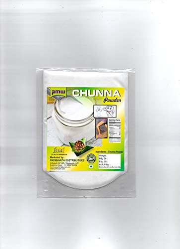 Pmw - Grade A Quality - Chuna Powder - Lime Stone Powder - Sunnam - Pan - 100 Grams