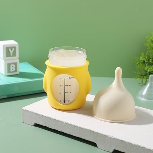 DIYEAH Neugeborene Welpen Kätzchen Nuckelflasche mit Weichem Sauger Ergonomischer Griff und Klarer Skala Wiederverwendbare Haustier milchflasche für Einfaches Zufüttern