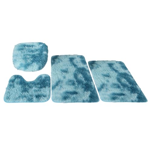Insun Badezimmerteppich Set 4 Teilig, Flauschig Badezimmerteppich...