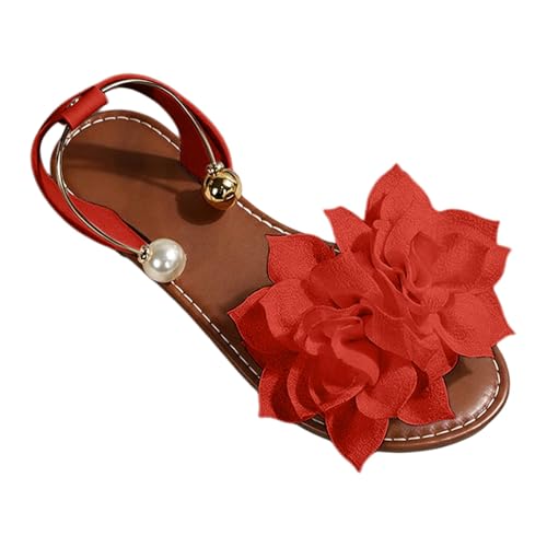 Sandalias Planas Mujer,Wide Fit Slip-On Bohemian Verano Slider,Punta Abierta Orthopedic,Ligeras Flor Playa Piscina Slingback