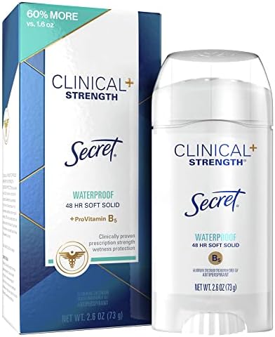 Amazon.com: Secret Clinical Strength Waterproof Antiperspirant ...