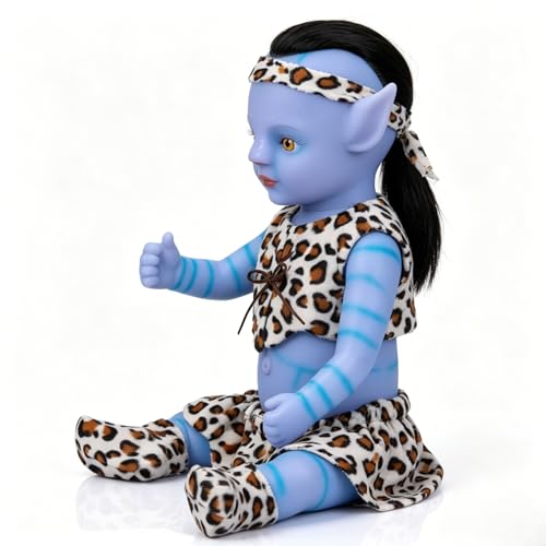 Muñeca bebé reborn poseable de vinil 20 pulgadas miniatura 6