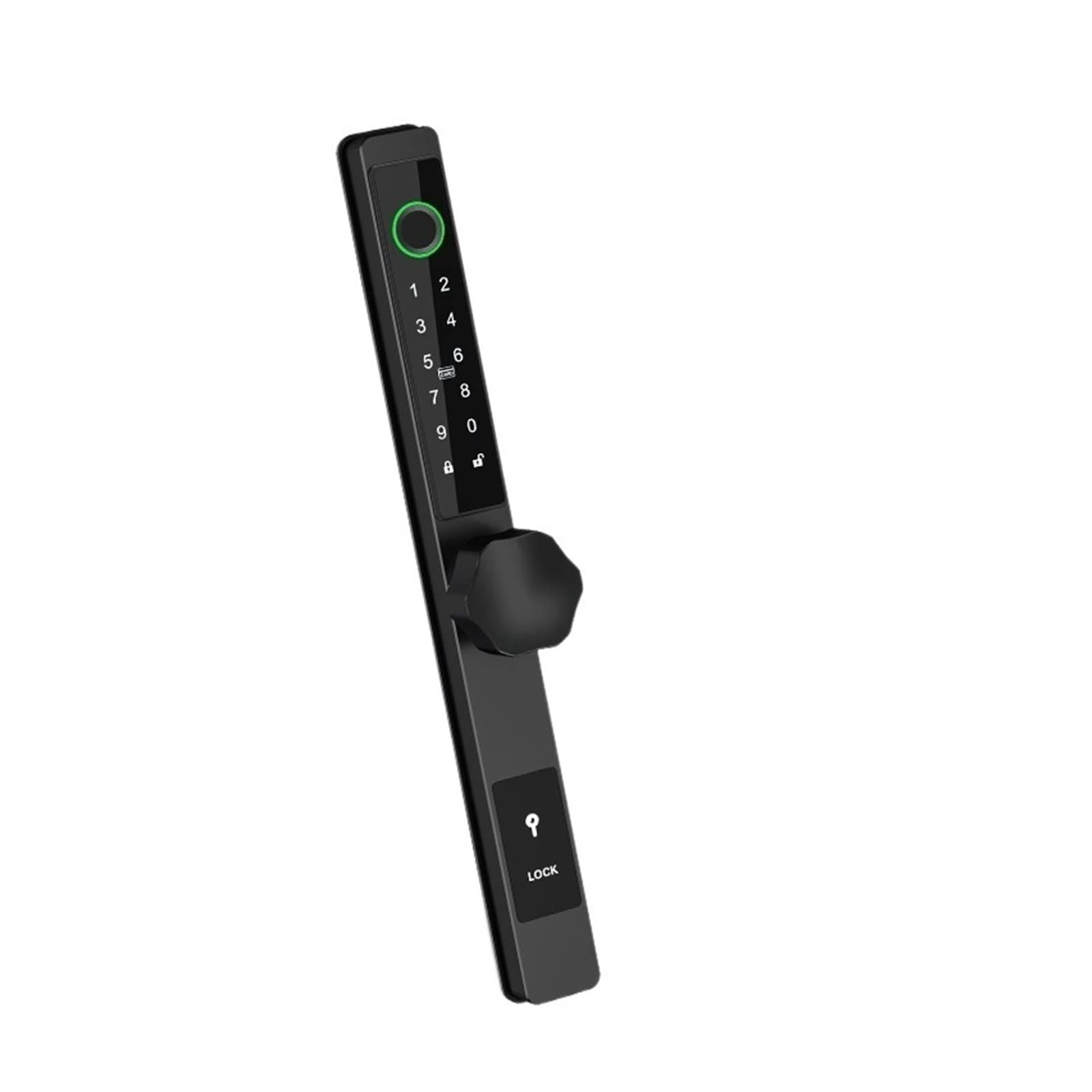 Serrure par empreinte digitale ronde pour ne plus jamais perdre ses clés de porte - S 3585 H