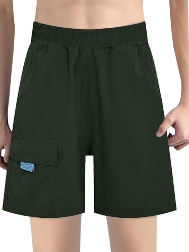 Kids Boys Lightweight Quick Dry Summer Cargo Joggers Shorts Gym Sports Outdoor School Running Shorts Bottoms