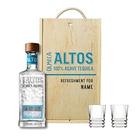 Order Your Exclusive Olmeca Altos Tequila Gift Set with Engraved Wooden Keepsake Box – Perfect for Tequila Lovers – Beer Hunter