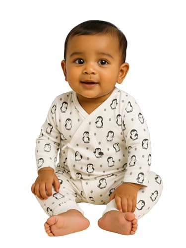 Image of The Mom Store Baby Romper Jabla Style For Boys And Girls | Cotton | Soft Infant Bodysuit | Trendy Stylish Sleepwear For Newborn Baby | Printed | Unisex Comfortable Everyday Baby Wear