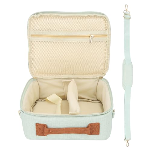 Borsa per Fotocamera Custodia da Viaggio per di Grande capacità Imbottitura in Schiuma Spessa Divisorio Rimovibile Con Tracolla e Maniglia Regolabili Design Con