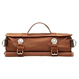 Bartendar Bag, 16 Amp Canvas Bartender Travel Pouch, Cocktail Mixer Bag with Metal Buckle, Bartender Toolkit, Professional Bartenders Set, Bartender Shaker Set for Home Cocktail Making Work and Partie