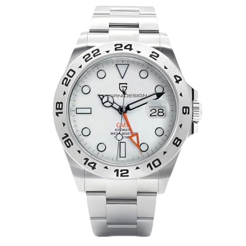Pagani Design herrenuhr automatik GMT Business Sports Mechanisch Herrenuhren Wasserdicht 100M Analogue Edelstahl Armbanduhr für Männer