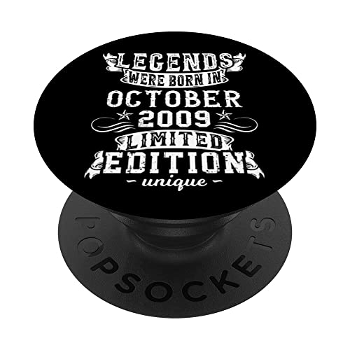 Cumpleaños Octubre 2009 Edición Limitada Regalo Used Vintage PopSockets PopGrip Intercambiable