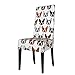 Housse de siège pour Chaise Boston Terriers Boston Dog Pets Chien Salle à Manger Chaise Couvre Housses Stretch Lavable Protecteur De Chaise