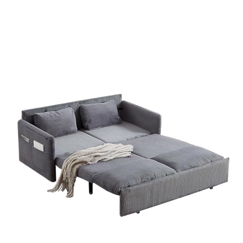 SHARK SHIP 3-in-1 Sleeper Sofa Bed, Quick Pullout