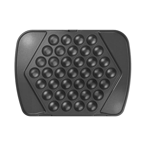 LAGRANGE Jeu de Plaques Gaufre Bubble, Compatible avec Tous les Gaufriers Premium, Plaques en Fonte d'Aluminium, Revêtement Antiadhésif Double Couche, 010832