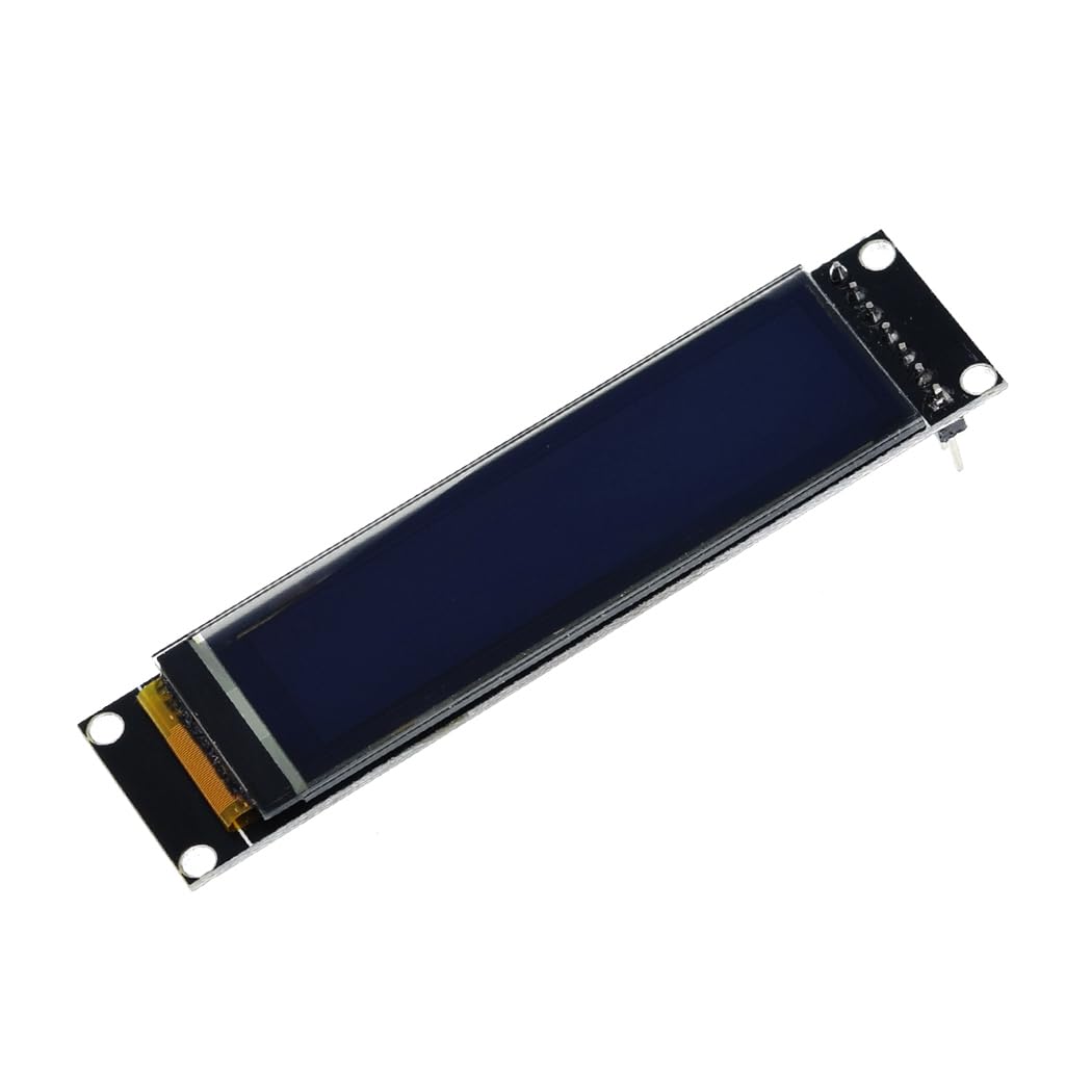 Hailege 2.08 "Module d’affichage OLED SH1122 256x64 OLED 2.08 pouces 256 * 64 OLED Écran LCD SPI 7 broches 4 fils prend en charge 16 niveaux de blanc Crayscale