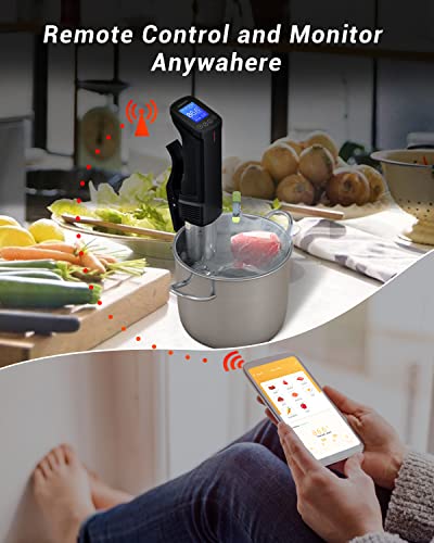 Inkbird WIFI Sous Vide Machine ISV-100W| 1000 Watts Sous-Vide Cooker Immersion Circulator with 14 Preset Recipes on APP and Thermal Immersion, Fast-Heating with Timer |Best Day Gift Inkbird WIFI Sous Vide Machine ISV-100W| 1000 Watts Sous-Vide Cooker Immersion Circulator with 14 Preset Recipes on APP and Thermal Immersion, Fast-Heating with Timer |Best Day Gift