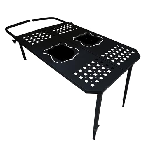 Table de pique-nique portable pneu auto table extérieure réglable