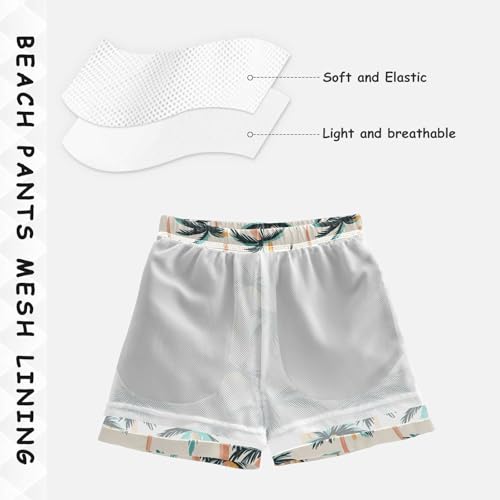 Boys Swim Trunks Bottom Bathing Suit Toddler Quick Dry Mesh Lining Board Shorts Summer Beach Swimsuit3