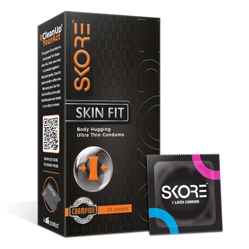 Image of Skore Skin Fit Ultra-Thin Condoms - 1 Pack (10 pieces)
