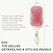 Denman Detangling & Styling Paddle Brush - Wet or Dry Hair Detangler & styler for all types including Curly, Coily, Straight & Long, thick Hair - for Women & Men, D38 Floral Fantasy