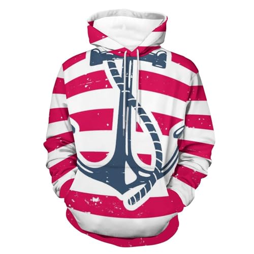 Sweat À Capuche Voile Rouge Et Blanche Pour Vos Sorties Urban Style