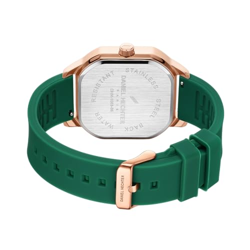 Image of Daniel Hechter Paris Rivoli Collection Modern Analog Watch for Men with Octagon Dial and Silicon Band-DHM1003