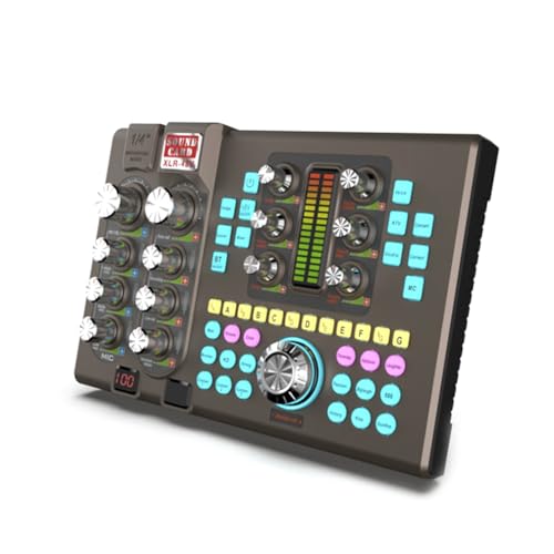 Carte son de diffusion en direct SK80 Bluetooth à cinq canaux avec support - 2