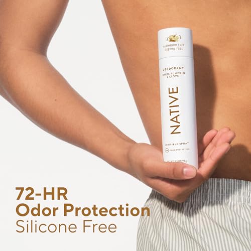 Native Aluminum-Free Body Spray for Women & Men White Pumpkin & Clove 3.5oz | Contains Naturally Derived Ingredients | 72-Hour Odor Control | Dries Quickly & No White Residue | Fall Limited Edition - image 2