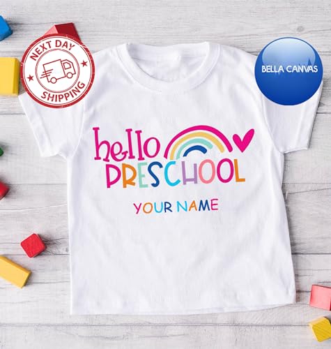 Hello Preschool Squad Shirt, First Day Preschool Shirts, Preschool Teacher Tee, Pre-K Tshirt, Hello Pre K2