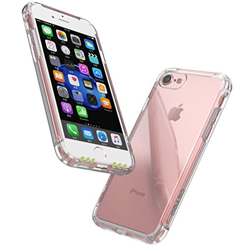 iPhone 8 Case Clear,iPhone 7 Case Clear,Soft TPU Gel Bumper [Voice Conversion] Dustproof Cover Case with [Shock Absorption] for iPhone 7/8 Case-Clear