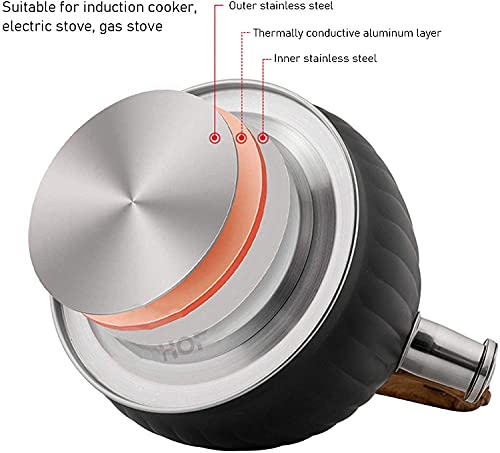 Bouilloire théière sieste tous poêles acier inoxydable - 7