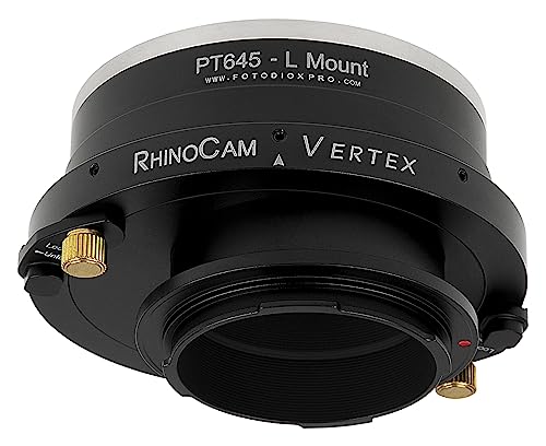 Adaptador costura giratoria RhinoCam Vertex para objetivos Mamiya 645 y cuerpos Leica L 3