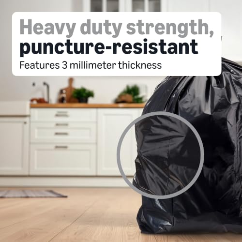 Image of Amazon Basics Contractor Bag - 42 Gallon - 50 Count - 3 Mil (Previously AmazonCommercial)