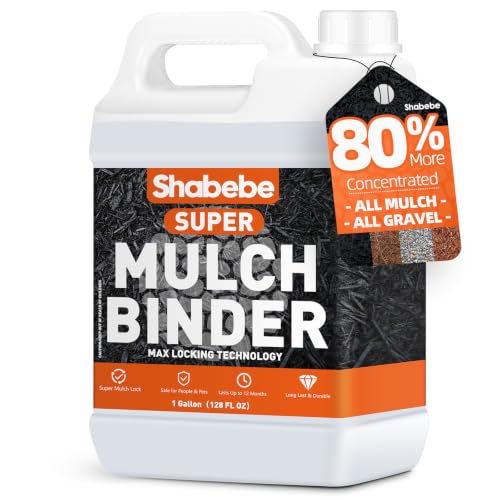 Shabebe Mulch Bond, 1Gallon Rock Glue for Landscaping...