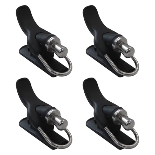 HaeKap 4PCS Cast Cannon Surf Fishing Trigger Sea Fishing Casting Trigger Fixed Spool Casting Aid, Marine Fishing Rod Clamp Thumb Button Trigger, Security Finger Protector