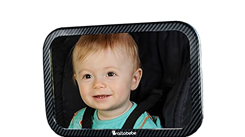 AltaBeBe AL1104-C Carbon Sicherheitsrückspiegel, mehrfarbig