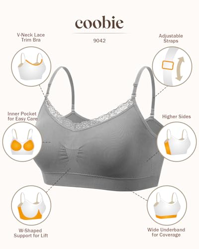 Image of Coobie Lace V-Neck Bra for Women