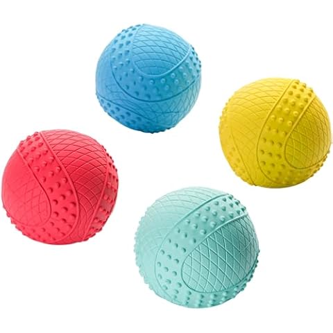 iPettie Rubber Dog Ball with Squeaker Cover