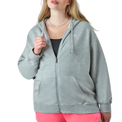 Champion Women's Full-Zip Hoodie, Powerblend, Fleece Sweatshirt, Hoodie Sweatshirt for Women - image 1
