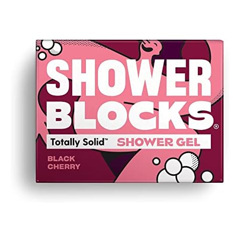Shower Blocks Black Cherry Natural Shower Gel Cover