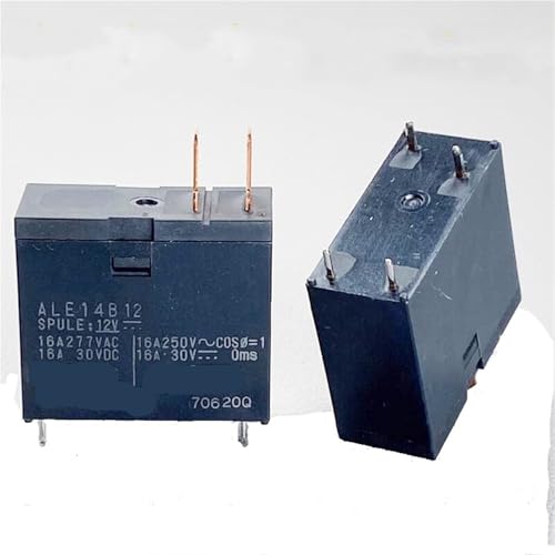 Relais ALE14B12 12V CC 16A à 4 broches pour commutation de puissance