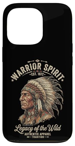 Warrior Spirit Chief Headdress Legacy �g���C�o���A�[�g �A���e�B�[�N�� �X�}�z�P�[�X iPhone 13 Pro �p